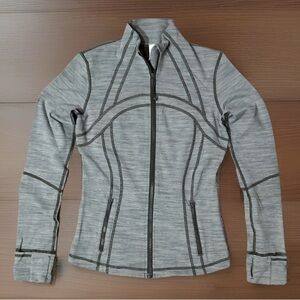 Lululemon Gray Define Luon Jacket Size 8
